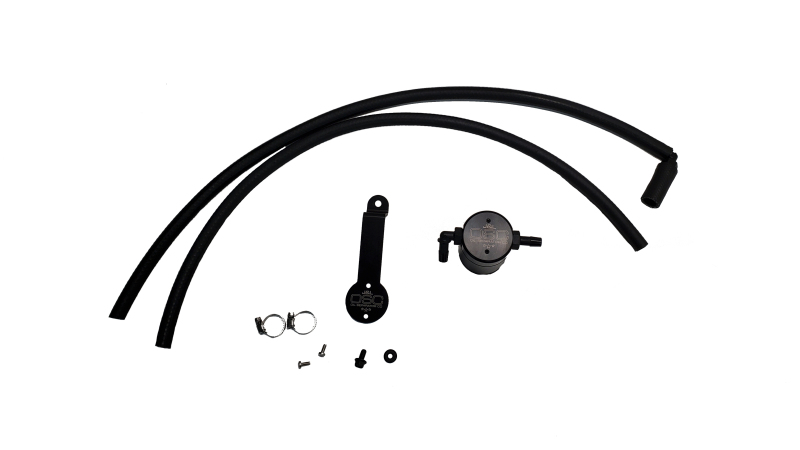 J&L 18-24 Toyota Camry 3.5L V6 Oil Separator 3.0 Passenger Side - Black Anodized - 3116P-B