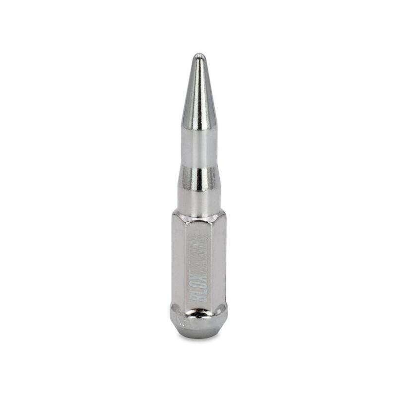 BLOX Racing Spike Forged Lug Nuts - Chrome 12 x 1.50mm - Set of 20 - BXAC-00152-20