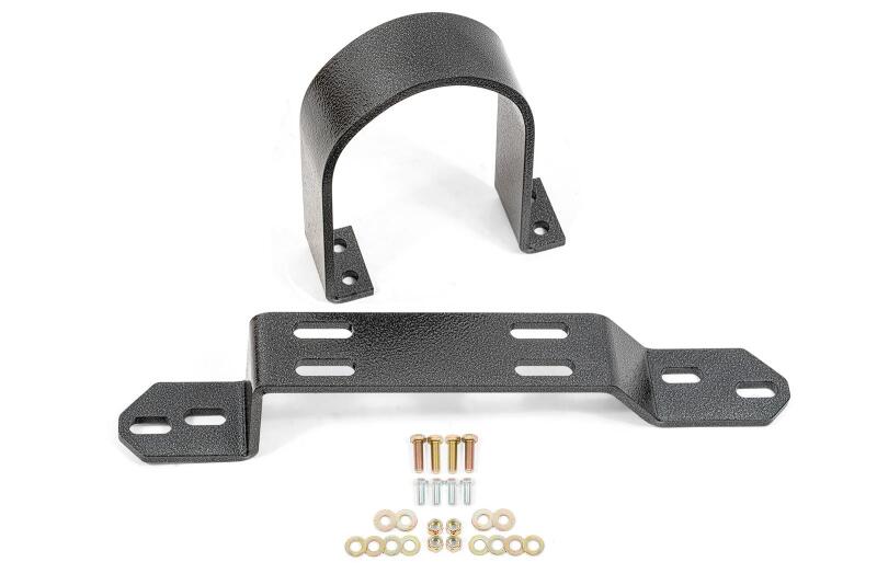 BMR 83-87 GM G-Body Driveshaft Safety Loop Front - Black Hammertone - DSL460H