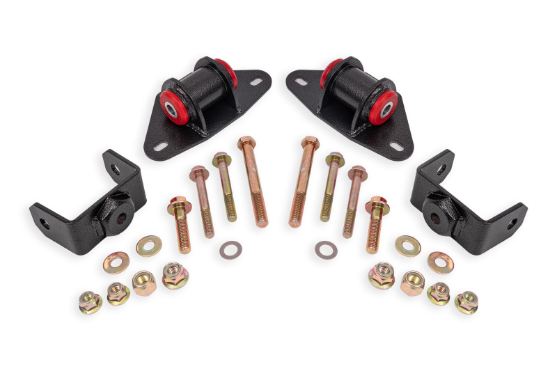 BMR Suspension 14-19 Chevrolet Corvette Motor Mount Kit - Black Hammertone - MM570H