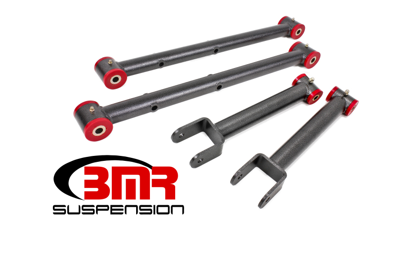 BMR 64-67 A-Body Non-Adj. Rear Suspension Kit - Black Hammertone - RSK001H