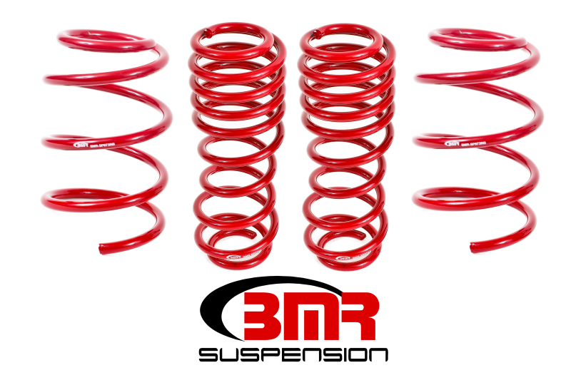 BMR 07-14 Shelby GT500 Lowering Springs (Set Of 4) - Red - SP072R