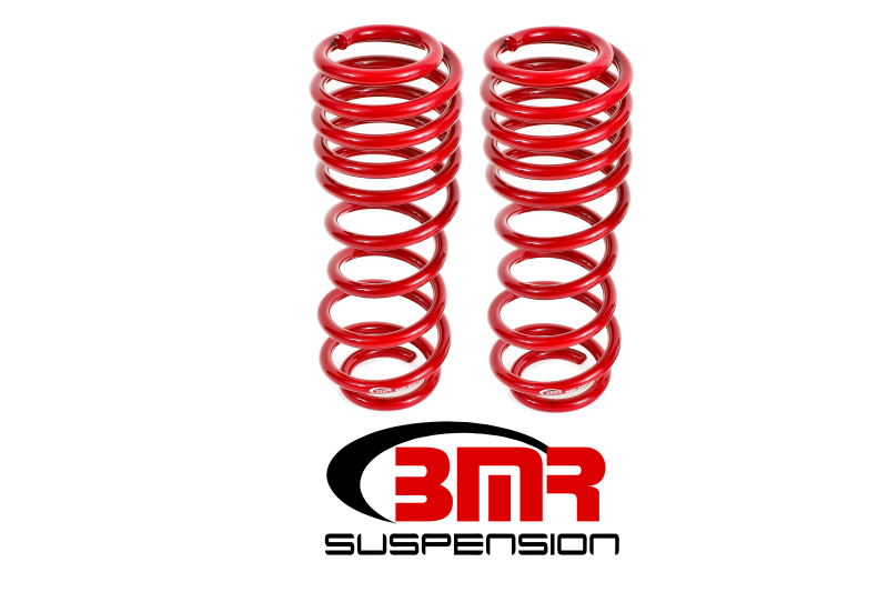BMR 07-14 Shelby GT500 Rear Handling Version Lowering Springs - Red - SP074R