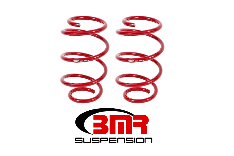 BMR 15-17 S550 Mustang Front Performance Version Lowering Springs - Red - SP081R