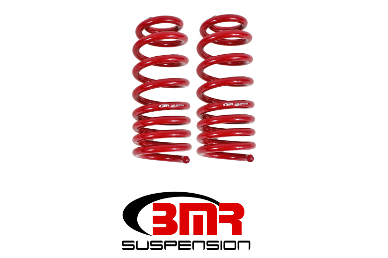 BMR 93-02 F-Body Front Handling Version Lowering Springs - Red - SP091R