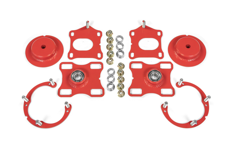 BMR 11-14 Ford Mustang / Shelby GT500 Caster Camber Plates - Red - WAK751R