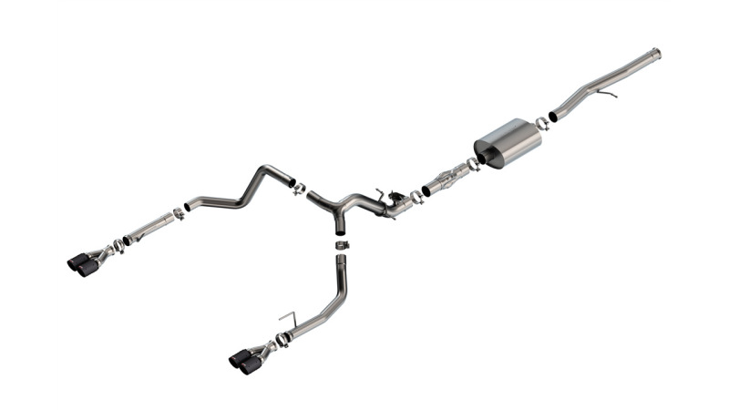 Borla 2024 Chevy Silverado 1500 6.2L V8 ATAK Catback Exhaust w/ Simulator - CF Black Anodized - 140997CFBA