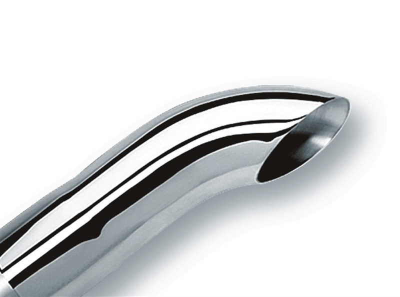 Borla Universal Polished Tip Single Round Turndown/Turnout (inlet 3in. Outlet 3in) *NO Returns* - 20140