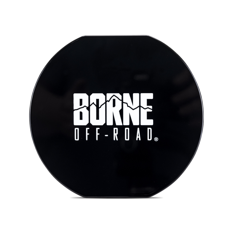 Borne Off-Road 7in Round Light Cover Black - BNLT-COV-RD7BK