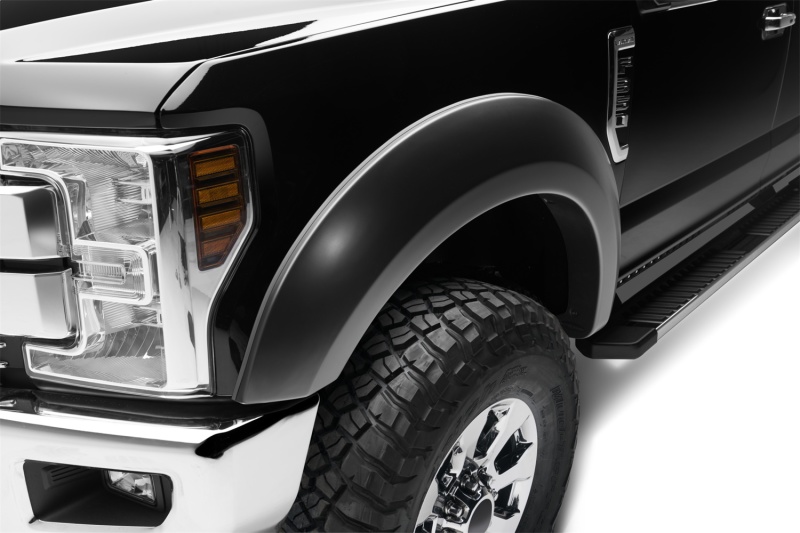 Bushwacker 17-18 Ford F-250 Super Duty Extend-A-Fender Style Flares 2pc - Black - 20087-02