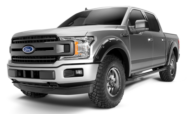 Bushwacker 17-20 Ford F-250 Super Duty / F-350 Super Duty Pocket Style Flares 4pc - Agate Black Met - 20942-32
