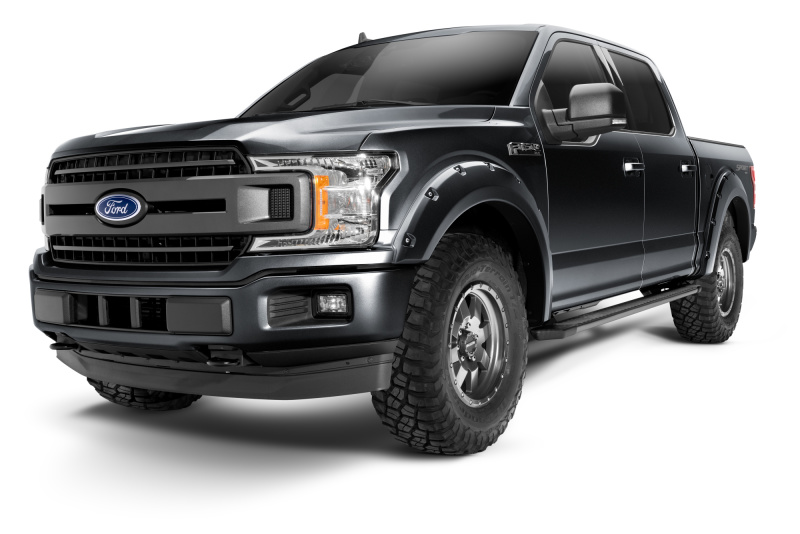 Bushwacker 18-19 Ford F-150 Pocket Style Flares 4 pc - Shadow Black - 20945-82