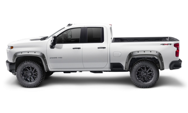 Bushwacker 2020 Chevrolet Silverado 3500/2500 HD Pocket Style Flares 4pc - Black - 40982-02