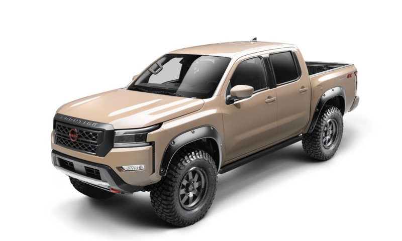 Bushwacker 22-24 Nissan Frontier Pocket Style Fender Flares 4pc - Black - 70911-02