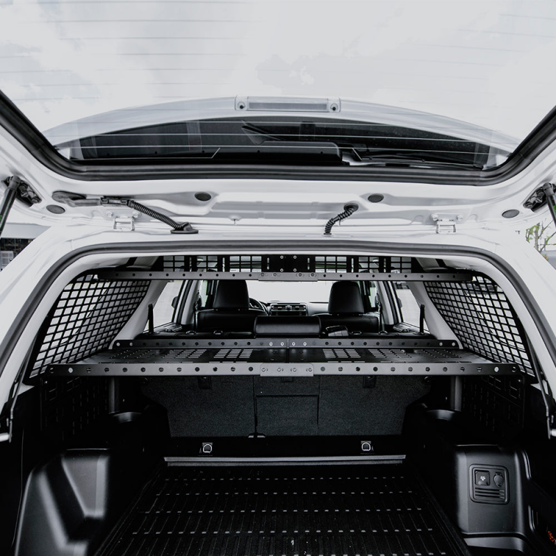 Cali Raised 10-24 Toyota 4Runner Interior Rear Molle Panel - 2 Row Seating/Both Sides & Middle Tray - CR3600