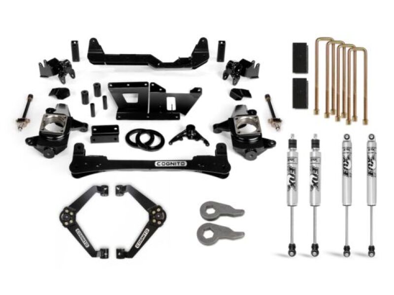 Cognito 01-13 Chevy/GMC Silverado/Sierra 2500/3500 HD 2WD/4WD 6in Std Lift Kit w/ Fox PS 2.0 IFP - 110-P0970