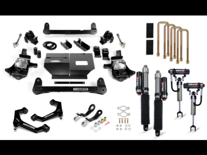 Cognito 11-19 Chevy/GMC Silv/Sierra 2500/3500 HD 2WD/4WD 4in Elite Lift Kit w/ Elka 2.5 RR Shocks - 210-P1153