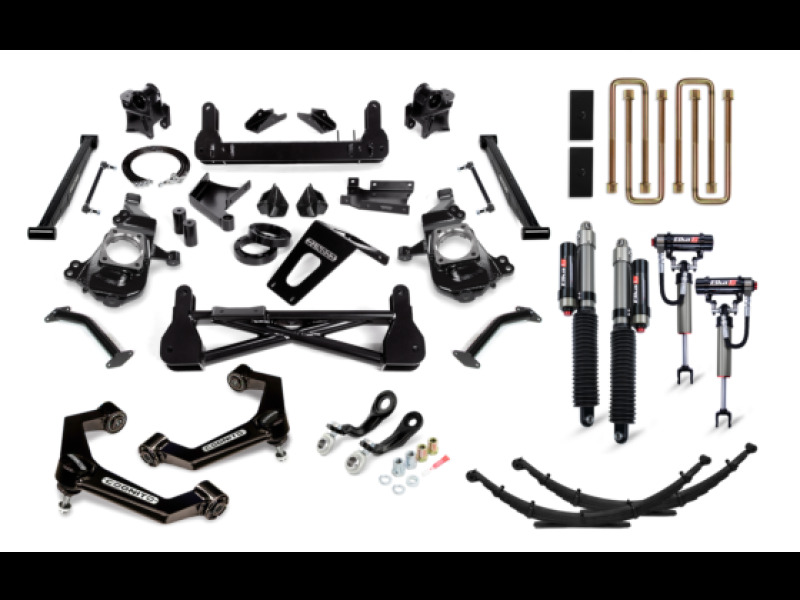 Cognito 20-24 Chevy/GMC Silv/Sierra 2500/3500 HD 2WD/4WD 7in Elite Lift Kit w/ Elka 2.5 RR Shocks - 210-P1184