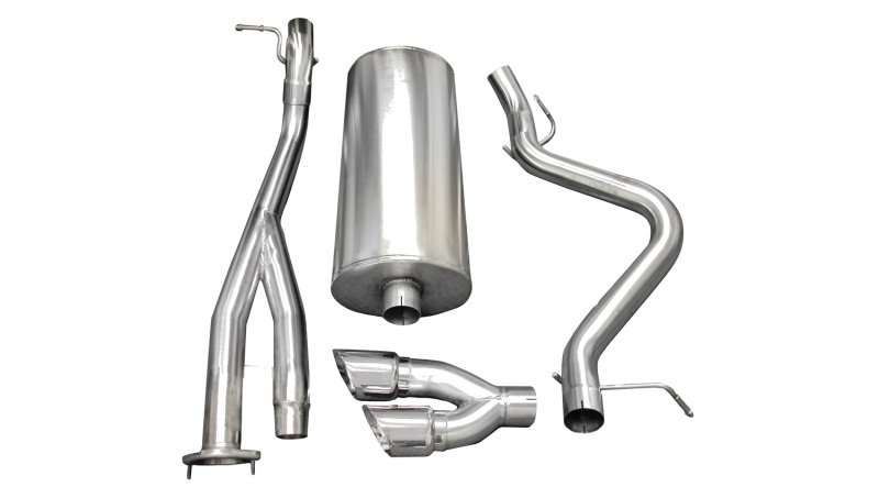 Corsa 2003-2007 Chevrolet Silverado Short Bed SS 6.0L V8 Polished Sport Cat-Back Exhaust - 14279
