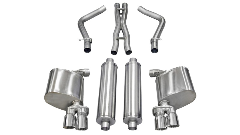 Corsa 2011-2014 Dodge Charger R/T 5.7L V8 Polished Xtreme Cat-Back Exhaust - 14522
