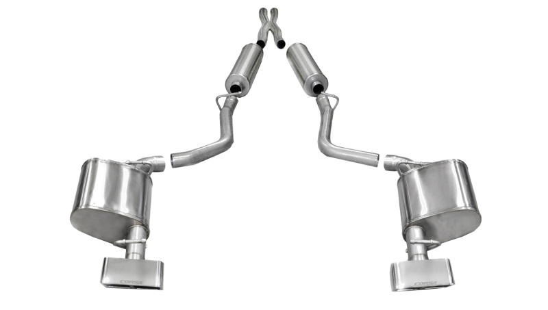 Corsa 2011-2014 Dodge Challenger R/T 5.7L V8 Polished Xtreme Cat-Back Exhaust - 14529