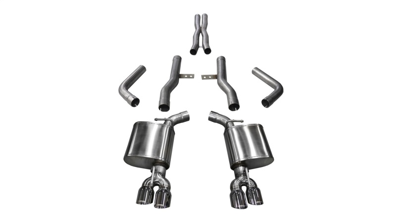 Corsa 2017-2023 Dodge Challenger 5.7L V8 Xtreme Cat-Back Dual Rear Exit w/3.5in Polished Tips - 21006