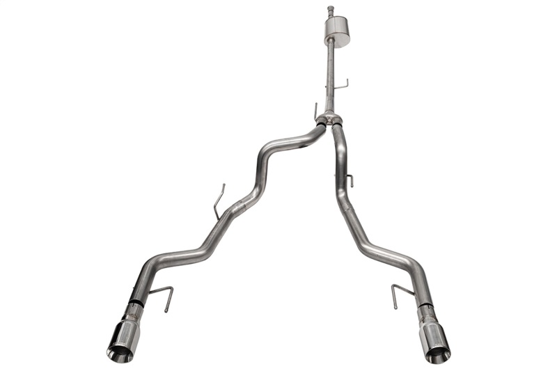 Corsa 2022-2024 2023 Ford F-150 SuperCrew/5.5ft Bed 5.0L V8 Sport Cat-Back Dual Rear Exit-Polished - 21184