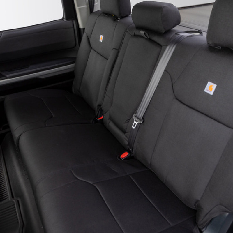 Covercraft 19-24 Dodge Ram 2500 Carhartt Super Dux PrecisionFit Custom 2nd Row Seat Covers - Blk - GTD4190COBK
