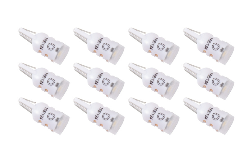 Diode Dynamics 194 LED Bulb HP5 LED Natural - White Set of 12 - DD0028TW