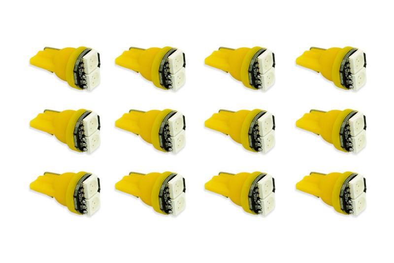 Diode Dynamics 194 LED Bulb SMD2 LED - Amber Set of 12 - DD0032TW