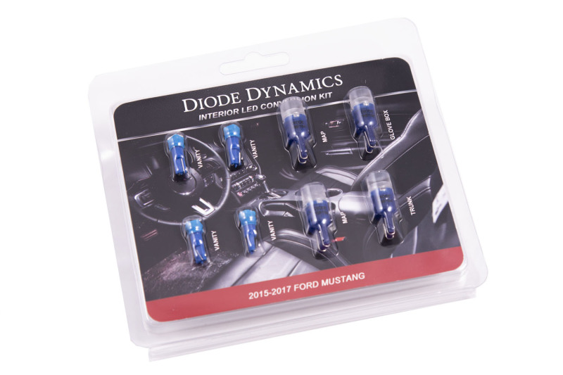 Diode Dynamics Mustang Interior Light Kit 15-17 Mustang Stage 1 - Blue - DD0221