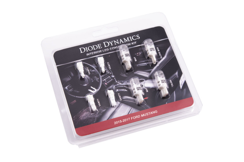 Diode Dynamics Mustang Interior Light Kit 15-17 Mustang Stage 2 - Cool - White - DD0226
