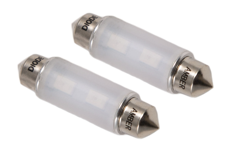 Diode Dynamics 41mm HP6 LED Bulb - Amber (Pair) - DD0316P