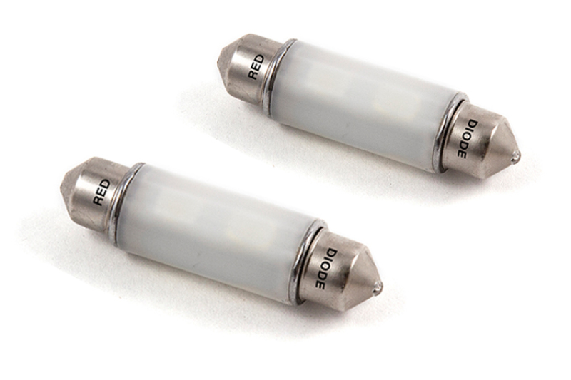 Diode Dynamics 41mm HP6 LED Bulb - Red (Pair) - DD0322P