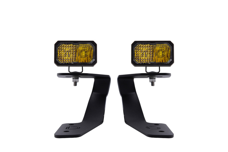 Diode Dynamics 18-21 Subaru Crosstrek Stage Series 2in LED Ditch Light Kit - Sport Yellow Combo - DD6563