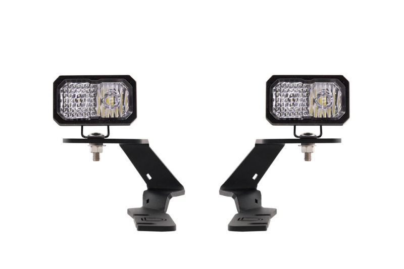 Diode Dynamics 19-21 Ford Ranger Stage Series 2in LED Ditch Light Kit - Pro White Combo - DD6589