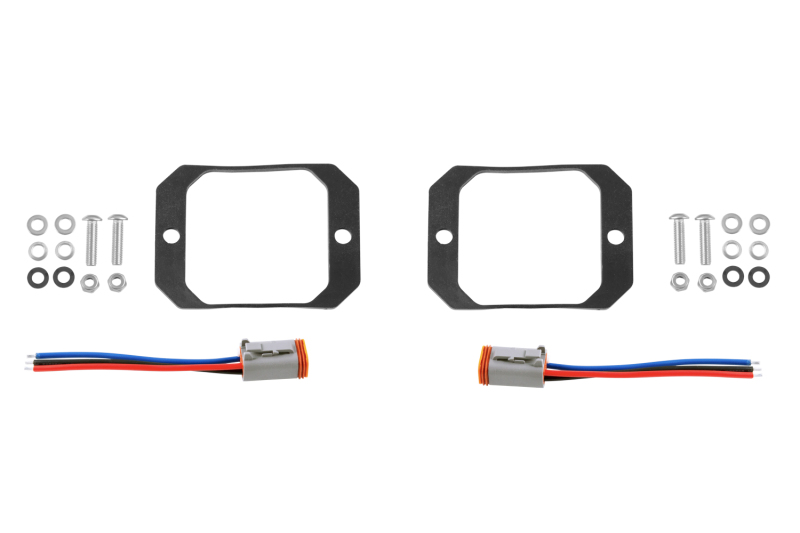 Diode Dynamics Stage Series C1 Flush Mount Mounting Kit (Pair) - DD6621P