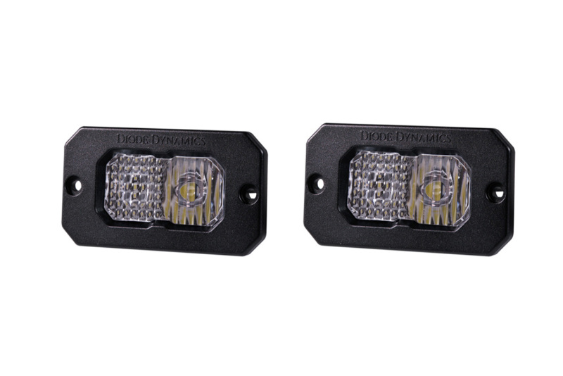 Diode Dynamics Stage Series 2in LED Pod Sport - White Combo Flush RBL (Pair) - DD6728P