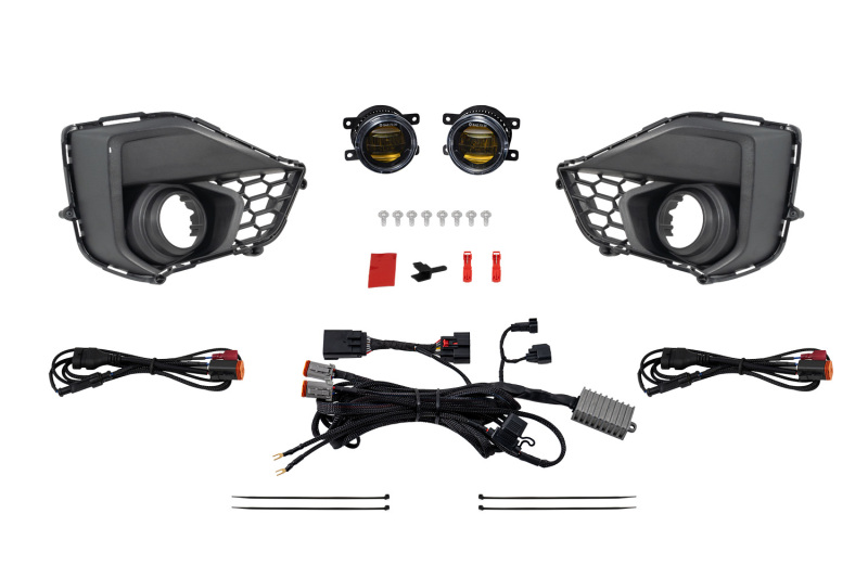Diode Dynamics 2025 Ford Mustang GT Elite Series Add-On Fog Lamp Kit Yellow - DD7969