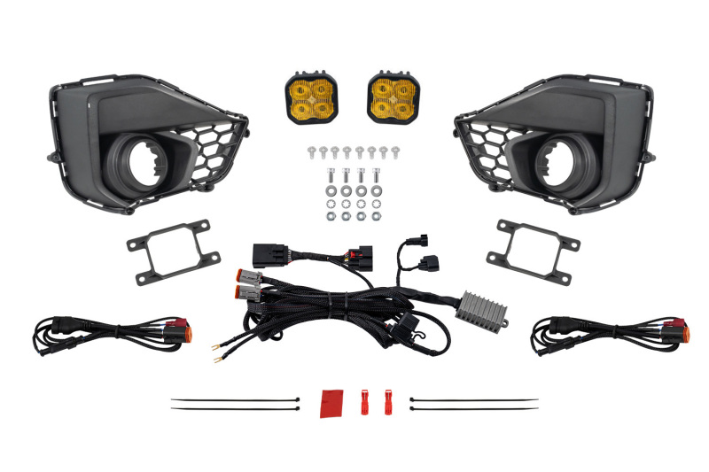 Diode Dynamics 2027 Ford Mustang GT SS3 Add-On Fog Lamp Kit Yellow Sport - DD7971