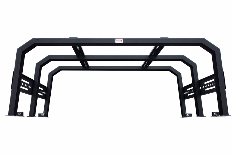 Fishbone Offroad 20+ Jeep Gladiator Bed Rack Full Tackle Rack - Black Powdercoat - FB21219