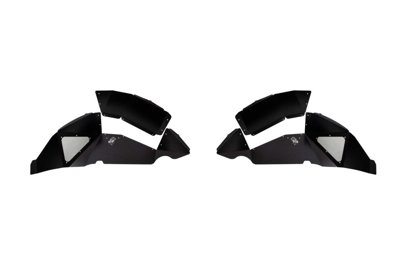 Fishbone Offroad 2018+ Jeep Wrangler JL Rear Pair Aluminum - Black Powdercoat - FB33130R