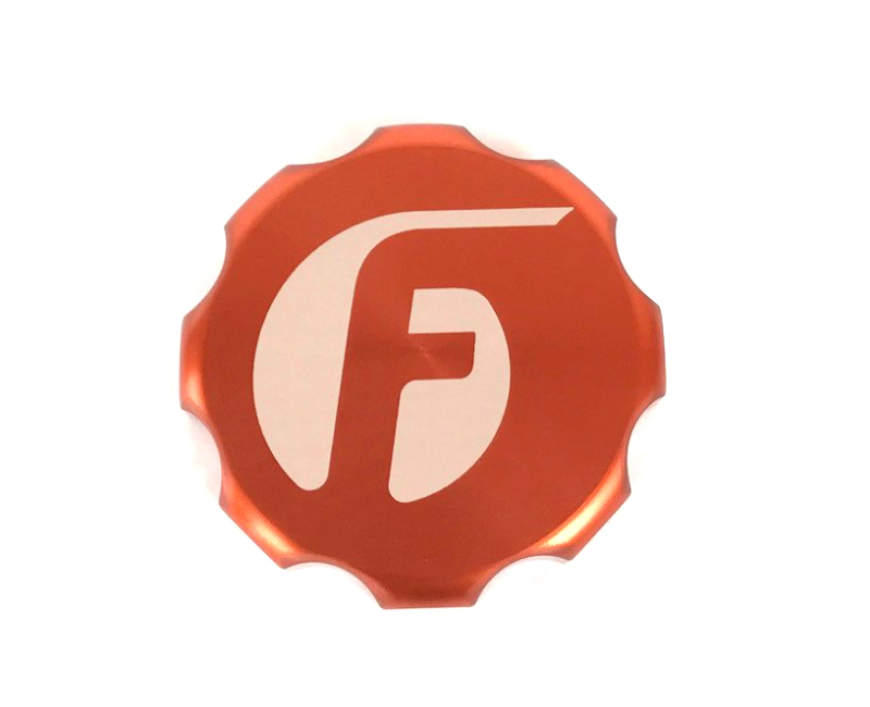 Fleece Performance 03-20016 Cummins Billet Oil Cap Cover - Red - FPE-OC-CR-F-RED