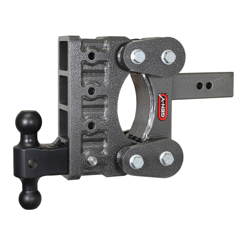 Gen-Y The Boss Torsion-Flex 2.5in Shank 6in Drop 2.4K TW 21K Hitch w/GH-061 Dual-Ball - GH-1314