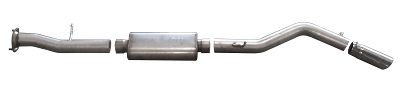 Gibson 08-09 Hummer H2 Base 6.2L 3.5in Cat-Back Single Exhaust - Stainless - 612501