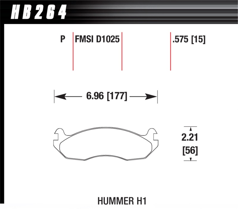 Hawk Super Duty Street Brake Pads - HB264P.575