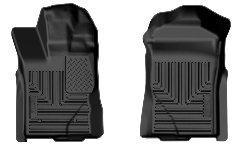 Husky Liners 2024 Ford Ranger Supercrew WeatherBeater Front Floor Liners - Black - 13791