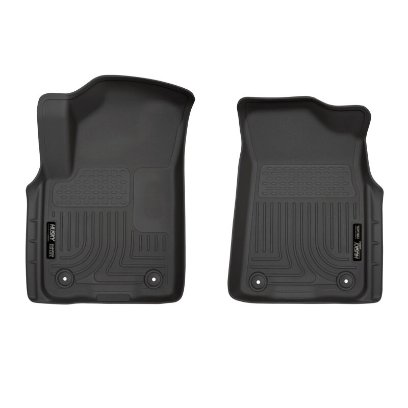 Husky Liners 19-21 Infiniti QX80 / 19-21 Nissan Armada X-act Contour Series Front Floor Liners Black - 55671