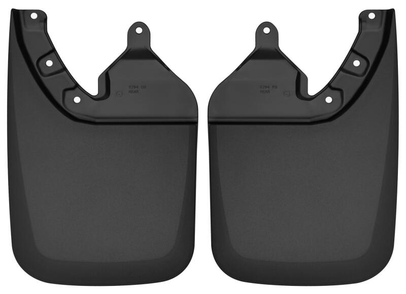 Husky Liners 2016 Toyota Tacoma w/ OE Fender Flares Custom Molded Rear Mud Guards - Black - 57941