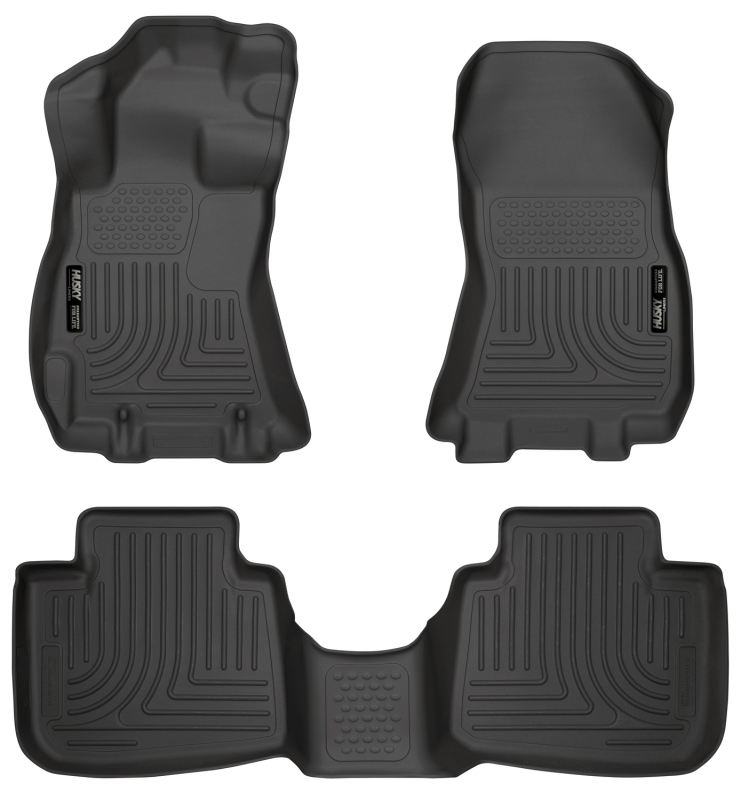 Husky Liners 13 Subaru Legacy/Outback WeatherBeater Front & 2nd Seat Black Floor Liners - 99841